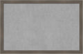 Amanti Art Grey Framed Magnetic Board 22x34 Large Vision Board by AmantiArt