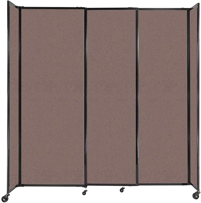 Versare Straightwall Sliding Portable Wall Partition | Freestanding Office by VERSARE