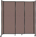 Versare Straightwall Sliding Portable Wall Partition | Freestanding Office by VERSARE