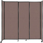 Versare Straightwall Sliding Portable Wall Partition | Freestanding Office by VERSARE