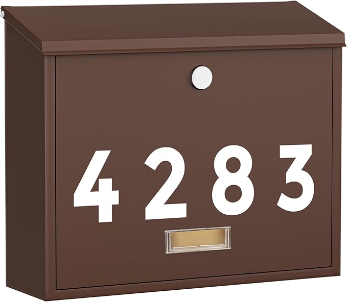 LAND·VOI Locking Wall-Mount Mailbox by LAND%C2%B7VOI