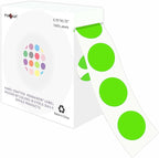 PARLAIM 3/4 Inch Roll Color Coding Labels, 1000 per Roll Round Permanent by PARLAIM