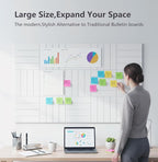 G Gamit Large Felt Wall Tiles Bulletin Board, Large Cork Board Alternative - Image 4