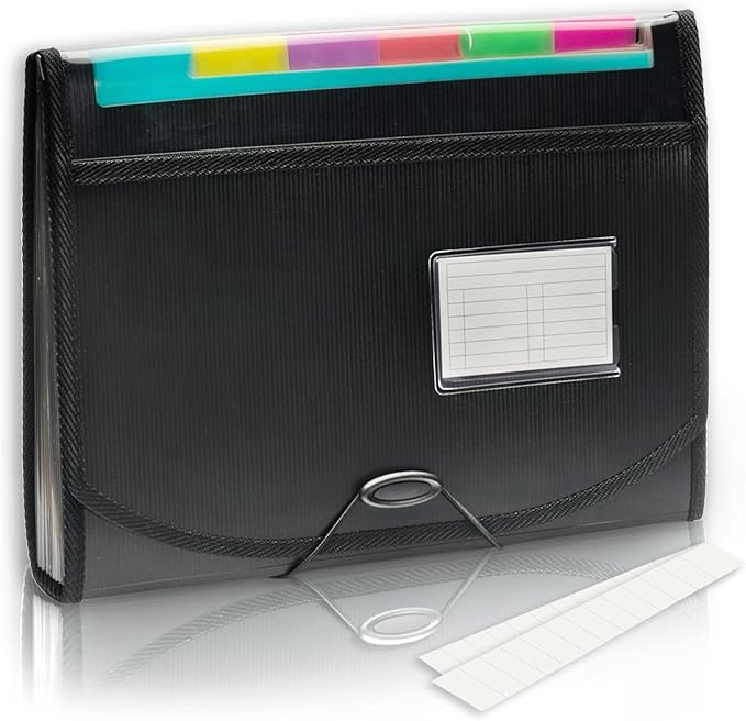 H4D Accordion File Organizer, 13 Pocket Expanding File Folder by H4D