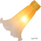 Bieye LS19S Lily Flower Blown Glass Lampshade - Image 2