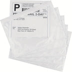 Coopaty 6" x 9" Adhesive Packing List Envelopes Clear Plastic Mailing Shipping - Image 4