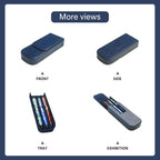 MIVLXLX Leather Triple Pen Case Pencil Pouch Holder - Image 5
