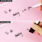Varhomax Glass Desk Whiteboard Pink - Image 5