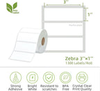 Compatible 3" x 1" Direct Thermal Labes Replacement - Image 2