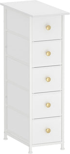 GiftGo Narrow Dresser Cabinet Vertical Slim Dresser Chest of Drawers Skinny by GiftGoDirect