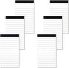 6 Pcs Note Pads Refills 3 x 5 inches Memo Small Notebook Writing Pads by Nichela