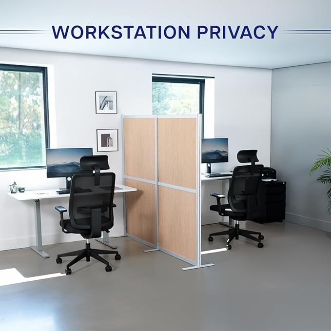 VIVO Modular Wall System, 2 PET Panels, Modern Professional Office Cubicle - Image 7