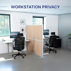VIVO Modular Wall System, 2 PET Panels, Modern Professional Office Cubicle - Image 7