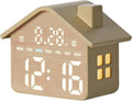 gdq house-shaped led digital alarm clock with night, main product view