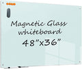 Glass Dry Erase White Board by TWISBAY
