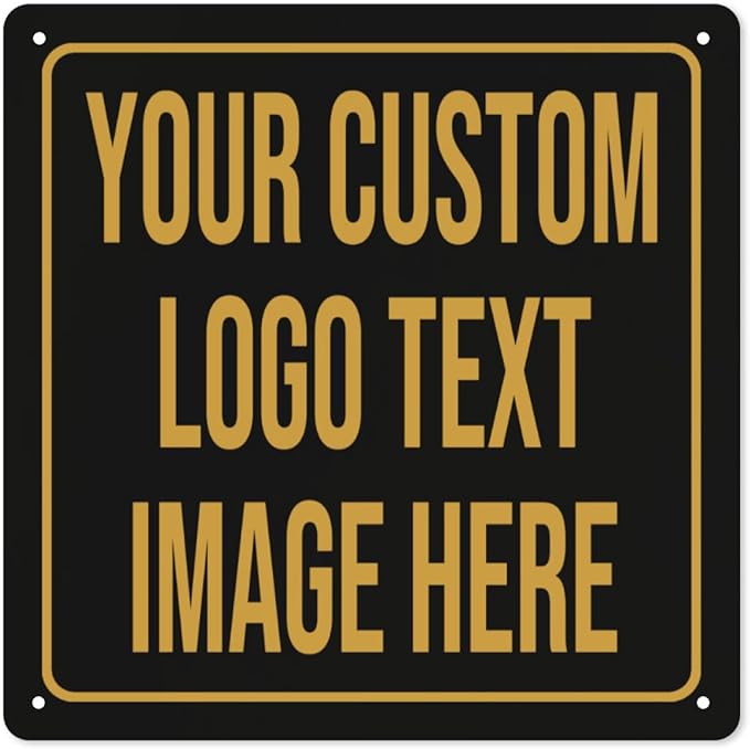 Custom Signs Outdoor Metal Sign Custom Sign Outdor Indoor Personalized Signs by Tmqytuox