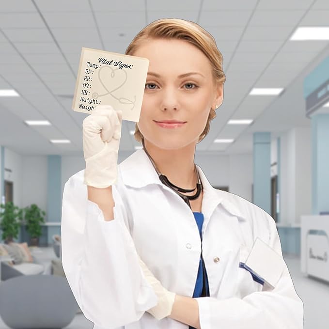 4 Pack Nurse Sticky Notes for Vital Signs – Daily Monitoring Notepad, Patient - Image 5