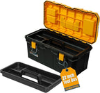 POWERTEC 22-Inch Tool Box with Trays by POWERTEC