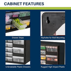 Akro-Mils 26-Drawer Plastic Drawer Storage Cabinet - Image 5