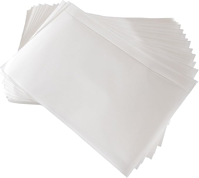 9527 Product 6" x 9" Clear Adhesive Top Loading Packing List Clear Shipping - Image 2