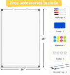 AMUSIGHT Double-Sided Magnetic Whiteboard, Large White Board Marker Board - Image 5