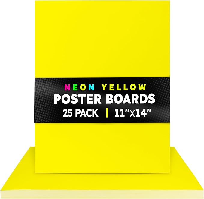 Hygloss Medium Poster Board 11x14 by HyglossProductsInc