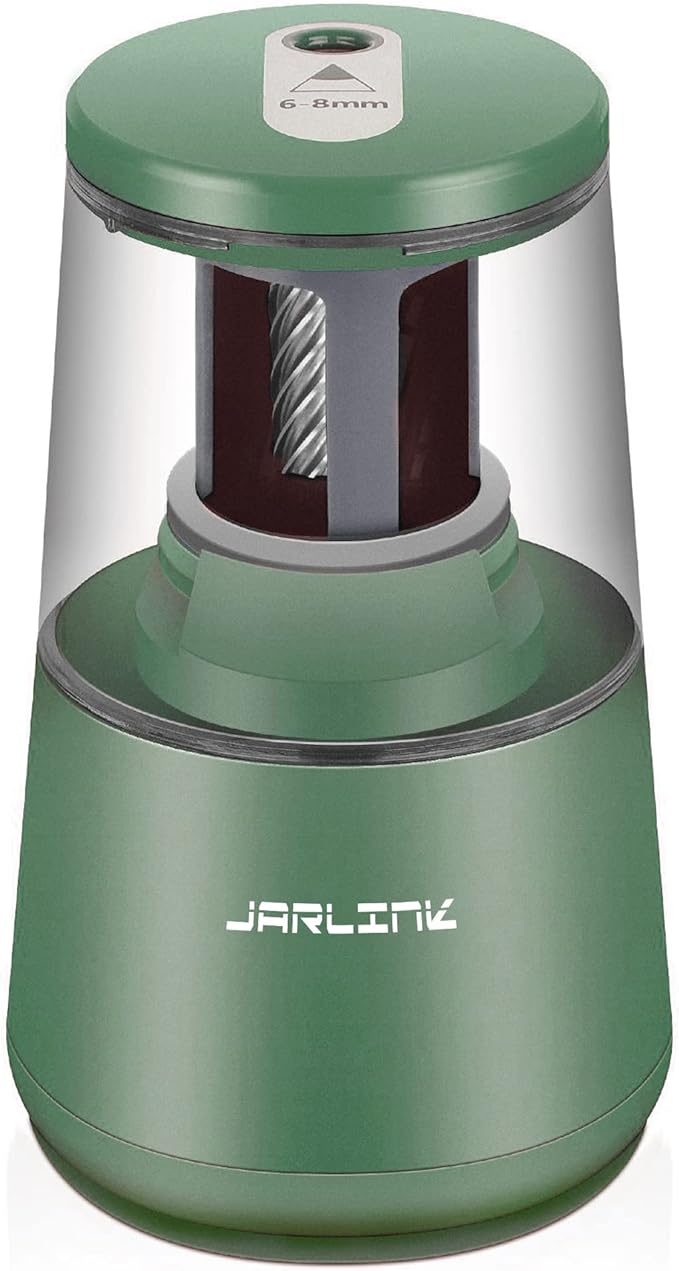 JARLINK Electric Pencil Sharpener, Heavy-Duty Helical Blade to Fast Sharpen by JARLINK