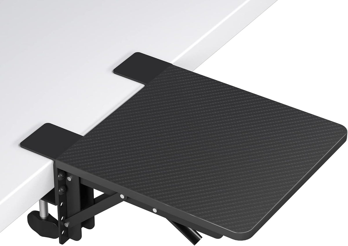 BONTEC Ergonomic Desk Extender Tray, 9.5"x9.1" Wrist Rest Shelf