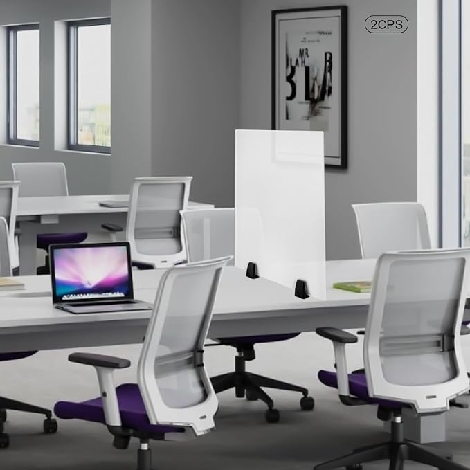 Desk Divider, 24 x 18 inch Acrylic Desk Privacy Panels, Privacy Desk Screen - Image 7