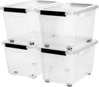 Citylife 54 QT Clear Plastic Storage Bins