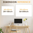 MAKELLO Dry Erase Calendar for Wall 24" x 18", Kitchen and Bedroom - Image 3