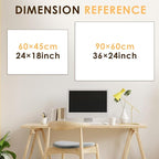 MAKELLO Dry Erase Calendar for Wall 36" x 24", Large Calendar Whiteboard - Image 3
