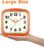 Tinload 5.5" Large Analog Alarm Clock • Silent Non Ticking • Gentle Wake • Beep - Image 4