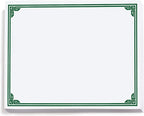 PaperDirect Green on White Classic Specialty Certificates, 8½ x11, Foil Accents by PaperDirect
