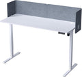 ERGO COLLECT Desk Privacy Panel, 2-in-1 Adjustable Acoustic Desktop Partition by ERGOCOLLECT