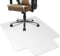 32"x48" Office Chair Mat for Carpet with Lip, Flat Shipping | Heavy Duty Hard Clear Chair Mats, Under Desk Protector Floor Mat, Smooth Glide Plastic Rolling Computer ChairMat