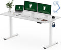 FLEXISPOT One-Piece Electric Standing Desk, 60 x 24 Inches Adjustable Desk