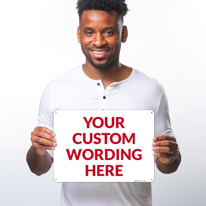 Custom Sign, Personalized Metal Signs, Customize - Image 2