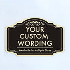 Custom Decorative Outdoor Metal Sign by SpeedyOrders