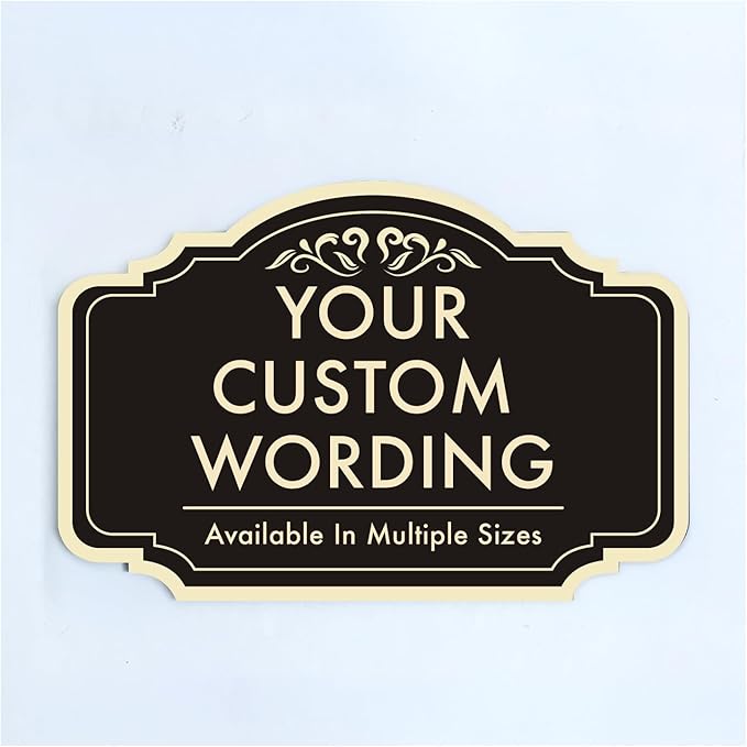 Custom Metal Decorative Signs, Personalized Aluminum, Custom Driveway Signs by SpeedyOrders
