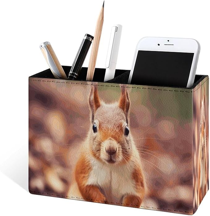 Famame Autumn Fall Squirrel Pencil Holder - Image 2