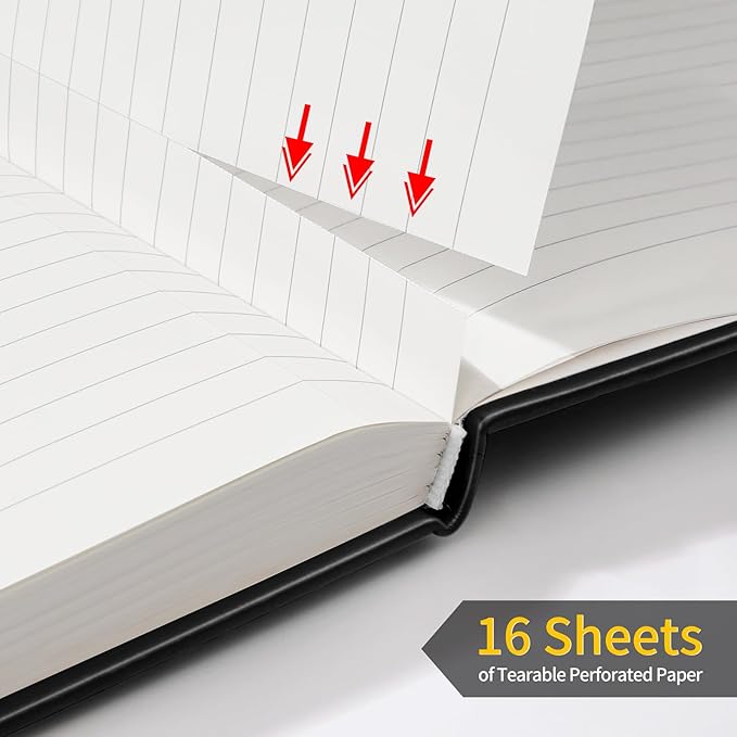 Annecy Lined Journal Notebook, Hardcover Leather Journal - Image 4