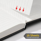 Annecy Lined Journal Notebook, Hardcover Leather Journal - Image 4