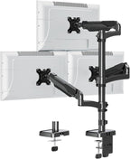 triple monitor mount fits max 32" computer screen, main product view