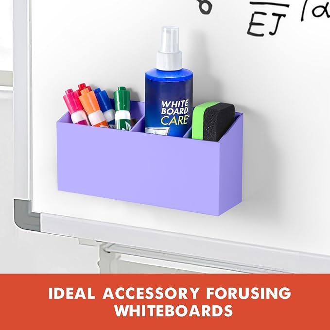 Banafich Magnetic Dry Erase Marker Holder, Acrylic Magnet Pen Holder - Image 5