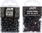 JAM PAPER Colorful Push Pins by JAMPaper