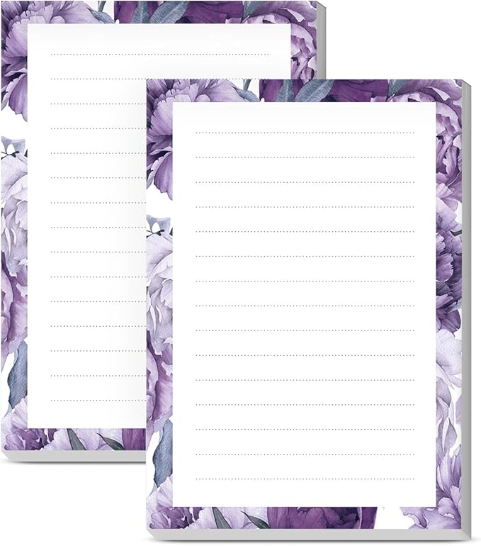 SXboxing Sticky Notes 4X6 Inches, 2 Pack Large Cute Self-Stick Pads, Bright by SXboxing