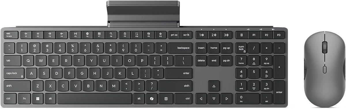 Lenovo 700 Modern Wireless Keyboard & Mouse Combo, 2.4 GHz Dongle & D...