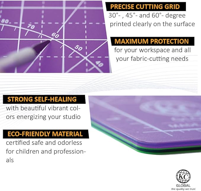 KC GLOBAL A3 Professional Grade Self-Healing Cutting Mat - Image 2