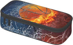 SNAPMADE Basketball Pencil Case Cool Sports-themed Pencil Box Portable Pen Bag - Image 6